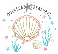 Starfish Overseas Treasures Illustration Sticker
