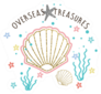 Starfish Overseas Treasures Illustration Sticker