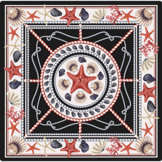 Starfish Square Sticker