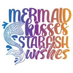 Starfish Wishes Gradient Sticker