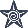 Starfish With Swirl Sticker