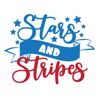 Stars And Stripes Patriotic Saying Sticker