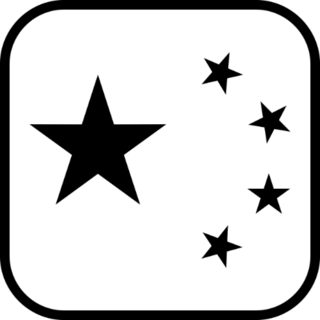 Stars Outlined Sticker