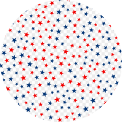 Stars Seamless Background For 4th Of July Sticker