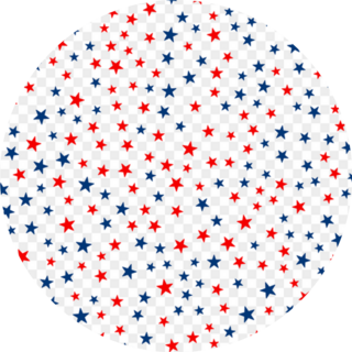Stars Seamless Background For 4th Of July Sticker