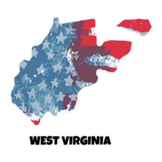 State Of West Virginia United States Of America Sticker