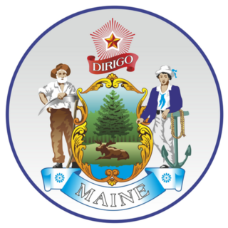 State Seal Of Maine Sticker