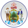 State Seal Of Maine Sticker