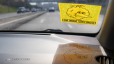 Static Cling Sticker Applied