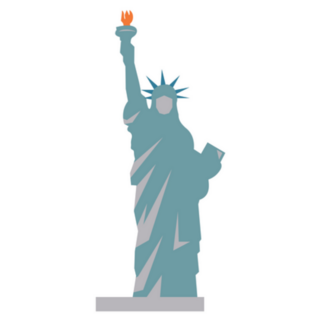 Statue Of Liberty Illustration Sticker