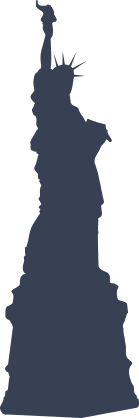 Statue Of Liberty Shape Sticker