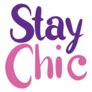 Stay Chic Fashion Lettering Sticker