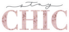 Stay Chic Inspirational Sticker