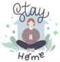 Stay Home Illustration Sticker