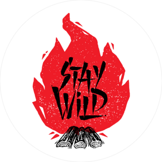 Stay Wild Fire Sticker