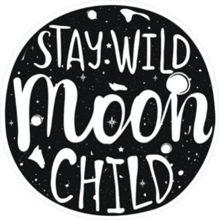 Stay Wild Moon Child Sticker