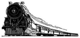 Steam Locomotive - Retro Train Sticker