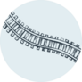 Steel Rails Train Track Sticker