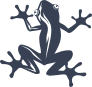 Stick Frog Toad Sticker