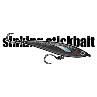 Stickbait Fishing Sticker
