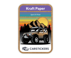 Sticker Samples - Kraft Paper Thumbnail