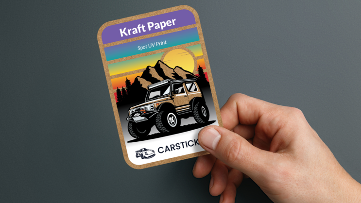 Sticker Samples - Kraft Paper