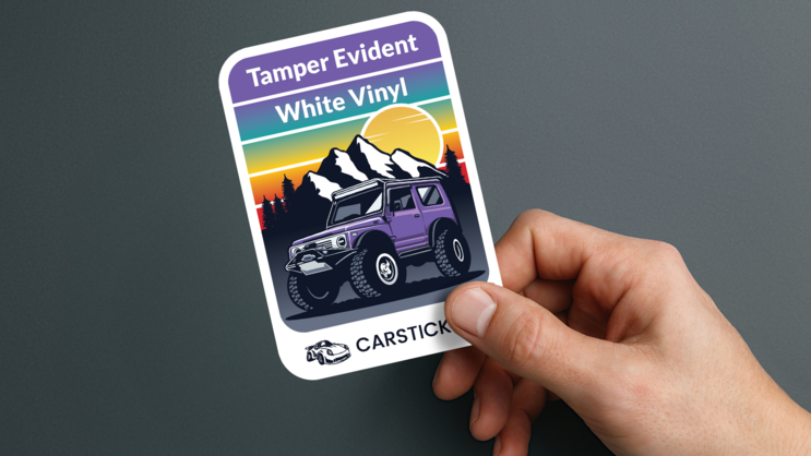 Sticker Samples - Tamper Proof