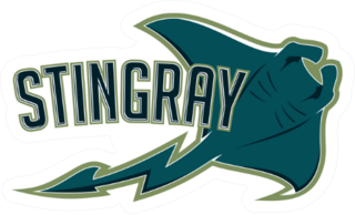 Stingray Logo Mascot Sticker