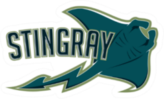Stingray Logo Mascot Sticker