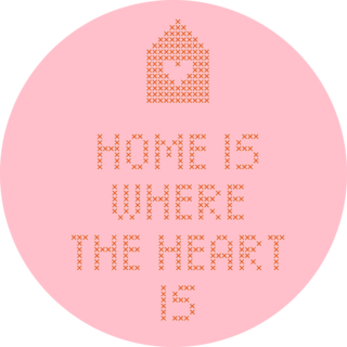 Stitch Quote Home Sticker
