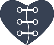 Stitched Heart Sticker