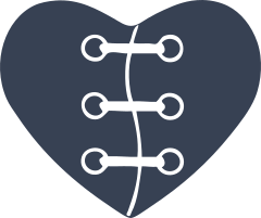 Stitched Heart Sticker