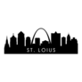 St.louis Skyline Silhouette Sticker