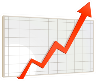 Stock Market Graph Sticker