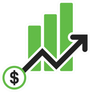 Stock Market Growth Symbol