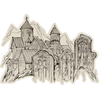 Stones Of Armenia Sticker