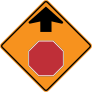 Stop Ahead Sticker