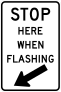 Stop Here When Flashing Sticker