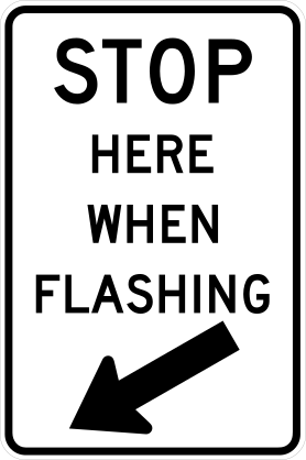 Stop Here When Flashing Sticker