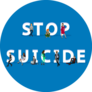 Stop Suicide People Typography Sticker