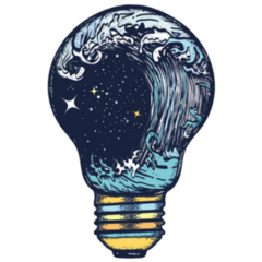 Storm In A Light Bulb Great Outdoors Adventure Sticker