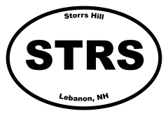 Storrs Hill Oval Sticker