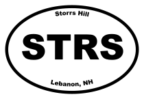 Storrs Hill Oval Sticker