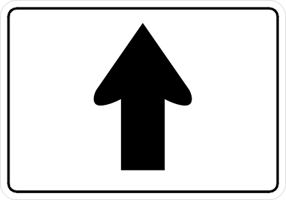 Straight Arrow Sticker