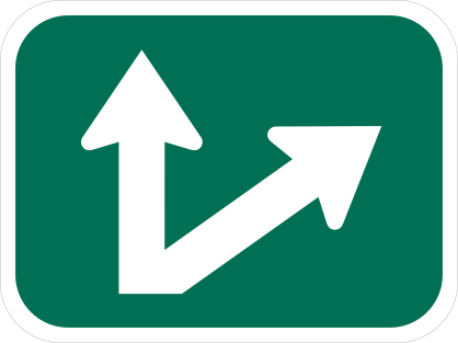 Straight Or Diagonal Right Sticker