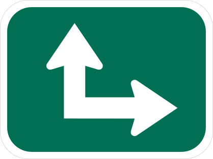 Straight Or Right Sticker