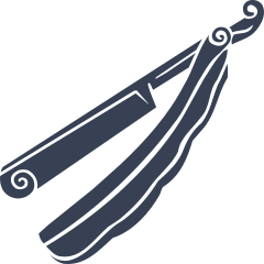 Straight Razor Sticker