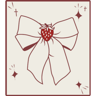 Strawberry Coquette Sticker