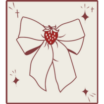 Strawberry Coquette Sticker