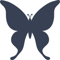 Striking Butterfly Sticker